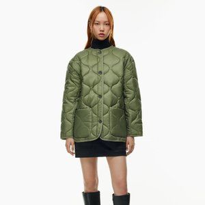NWOT: Aritzia Babaton Evergreen Quilted Jacket